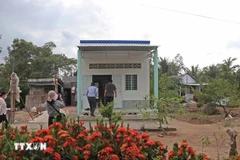 Au 17 juin, la province avait atteint son objectif de soutenir la construction et la rénovation de 4 400 logements. Photo: VNA