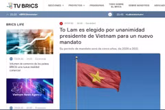 Article publié sur la page TV Brics. Photo: VNA