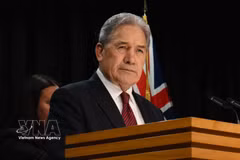 Le ministre néo-zélandais des Affaires étrangères, Winston Peters. Photo: VNA
