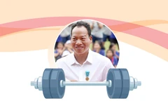 Le para-powerlifteur Lê Van Công décoré de la Médaille française de la Jeunesse et des Sports et de l’Engagement Associatif