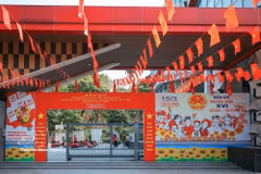 Bureau de vote n°1 du quartier de Tay Ho, à Hanoï. Photo: VNA