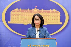 La porte-parole du ministère des Affaires étrangères, Pham Thu Hang. Photo: ministère des Affaires étrangères