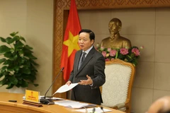Le vice-Premier ministre Tran Hong Ha préside la 29e réunion du Comité de pilotage national sur la lutte contre la pêche INN. Photo: VNA