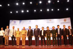 Cérémonie de lancement du programme d'Amitié Pacifique 2025 à Quang Tri. Photo: VNA