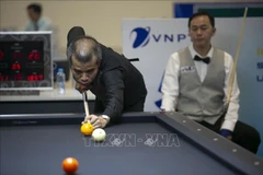 Le joueur de billard Trân Quyêt Chiên. Photo: VNA