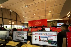 Le Centre de presse a été conçu afin d’assurer une diffusion de l’information rapide, précise et complète. Photo: VNA