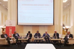 Des délégués à la 38e Conférence annuelle de l'Association des avocats d'Asie-Pacifique. Photo: VNA