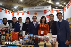 Stand du Vietnam au salon ExpoCafé 2025. Photo: VNA