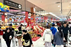 Le fort développement du marché intérieur constitue une base importante pour maintenir la croissance économique et stabiliser la production. Photo : VietnamPlus