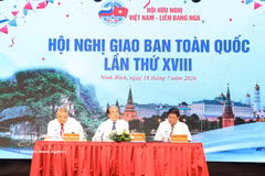 La 18e conférence nationale de coordination de l’Association d’amitié Vietnam–Russie à Ninh Binh. Photo: VNA