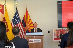 L’ambassadeur du Vietnam aux États-Unis, Nguyen Quoc Dung s'exprime à l'évènement. Photo: VNA