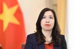 La vice-ministre des Affaires étrangères, Le Thi Thu Hang. Photo: VNA