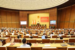 Téléconférence nationale sur l'étude et la mise en œuvre des résolutions du 3e plénum du CC du Parti du 14e mandat. Photo: VNA