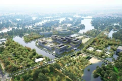 Le Centre de recherche et de développement de Viettel, qui bénéficie d'un investissement de 10 000 milliards de dôngs (380,5 millions de dollars), s'étendra sur 13 hectares dans le parc de haute technologie de Hoa Lac. Photo: VNA