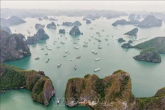 La baie d'Ha Long, site touristique incontournable de Quang Ninh. Photo: VNA