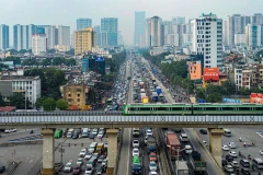 Deux lignes de métro urbain à Hanoï transportent près de 75.000 passagers durant le Têt. Photo: hanoimoi.vn