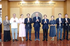 La délégation polonaise en visite de travail à Ninh Binh. Photo: VNA
