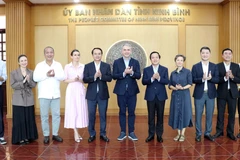 La délégation polonaise en visite de travail à Ninh Binh. Photo: VNA