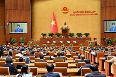 Une séance de travail de l’Assemblée nationale dans le cadre de sa 9e session extraordinaire. Photo: daibieunhandan.vn