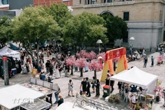 Le programme 'Printemps au pays natal" organisé par la communauté des Vietnamiens à Perth, en Australie. Photo: VNA