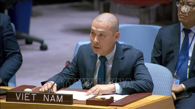 Le ministre-conseiller Nguyên Hoang Nguyên, chargé d’affaires par intérim de la Mission permanente du Vietnam auprès des Nations Unies. Photo: VNA