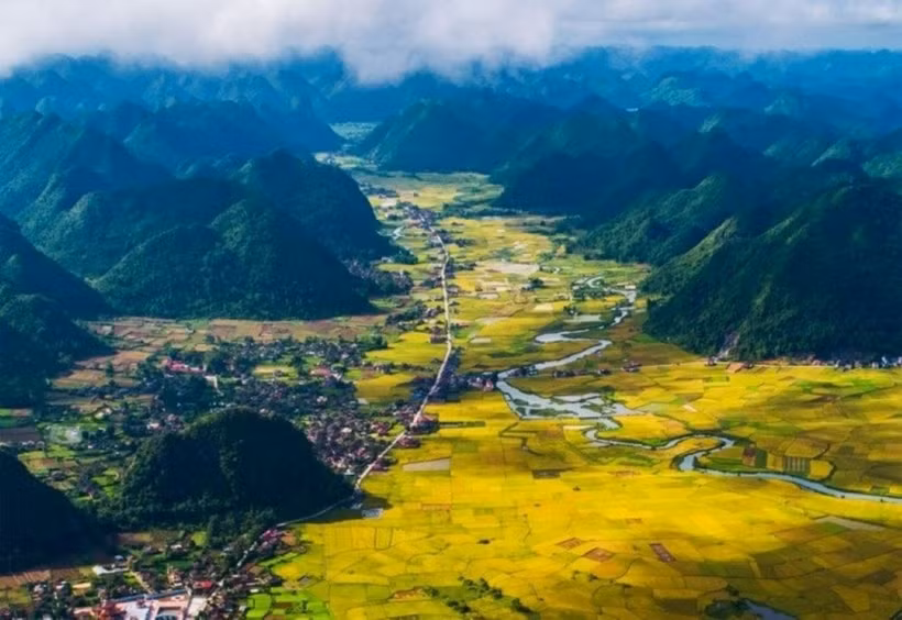 Le géoparc de Lang Son, au Vietnam, a été officiellement reconnu comme géoparc mondial de l'UNESCO. Photo: VNA