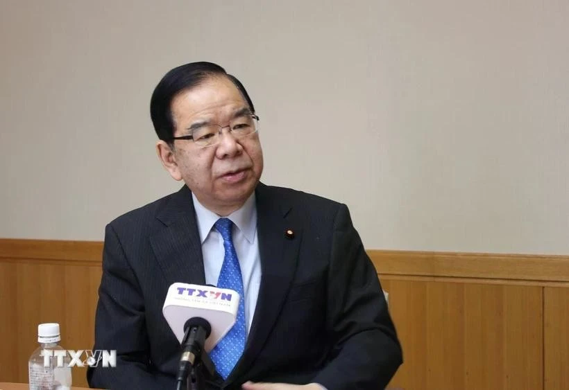 Le président du Parti communiste japonais, Kazuo Shii. Photo: VNA