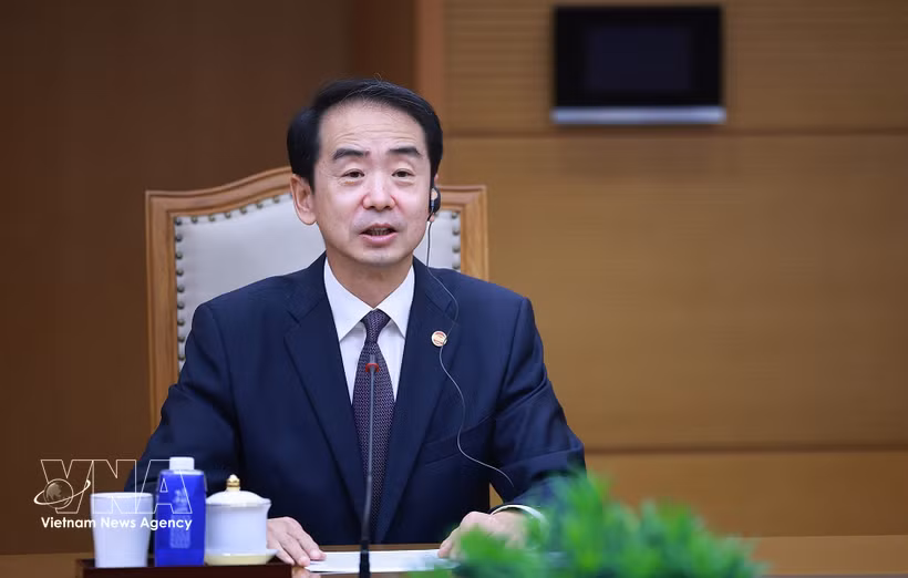 L'ambassadeur de Chine au Vietnam, He Wei. Photo: VNA