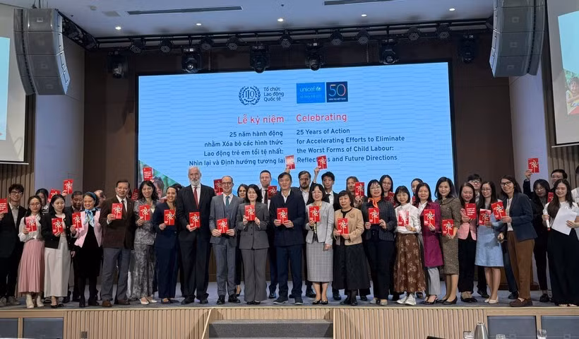 Des délégués à la cérémonie marquant la ratification par le Vietnam de la Convention n° 182 de l'OIT , le 17 décembre à Hanoï. Photo : VietnamPlus