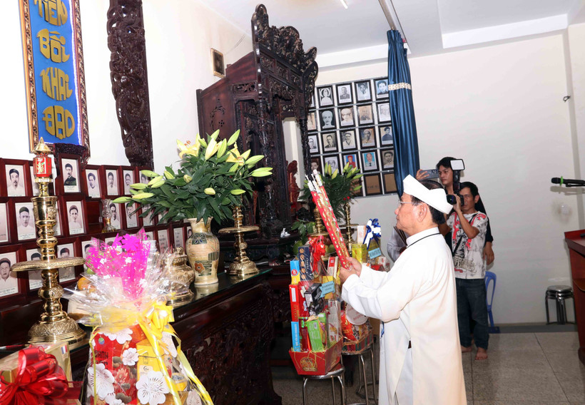 Cérémonie marquant le centenaire de la secte caodaïste à Hô Chi Minh-Ville. Photo: VNA