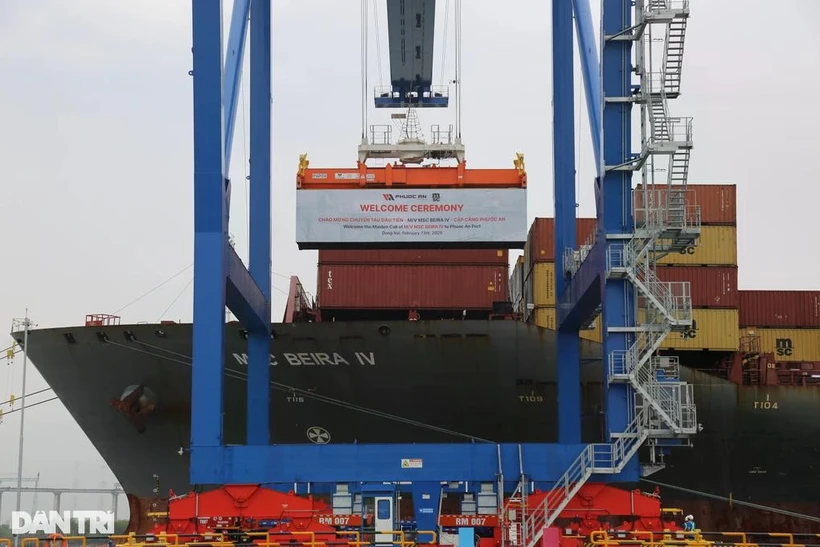 Le porte-conteneurs M/V MSC BEIRA IV. Photo: VNA