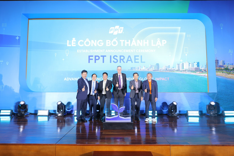 Inauguration du bureau de FPT en Israël. Photo: VNA