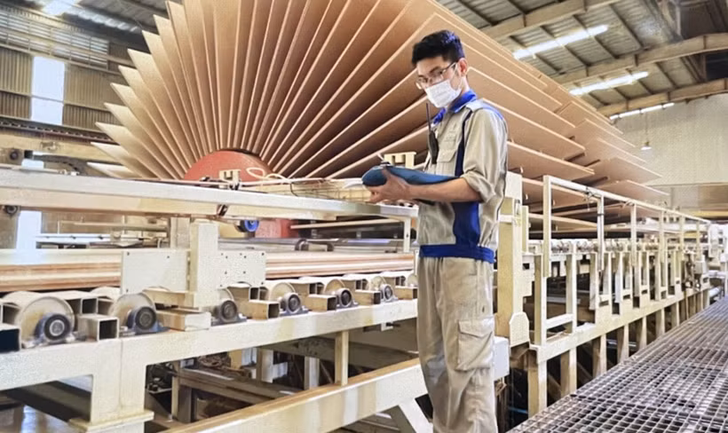 Les exportations de bois et de produits dérivés ont atteint 8,54 milliards de dollars au premier semestre, soit une progression de 4,4 % sur un an. Photo: VNA
