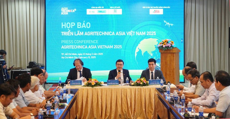 Conférence de presse sur le salon Agritechnica Asia Vietnam 2025. Photo: VNA