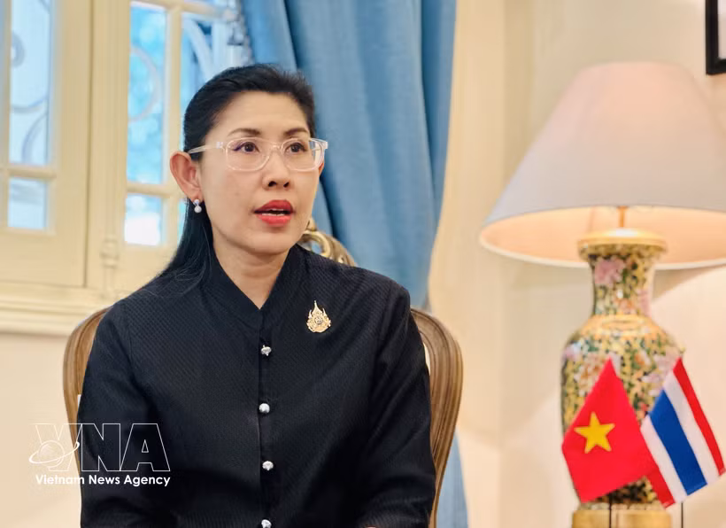 L’ambassadrice de Thaïlande au Vietnam, Urawadee Sriphiromya. Photo: VNA