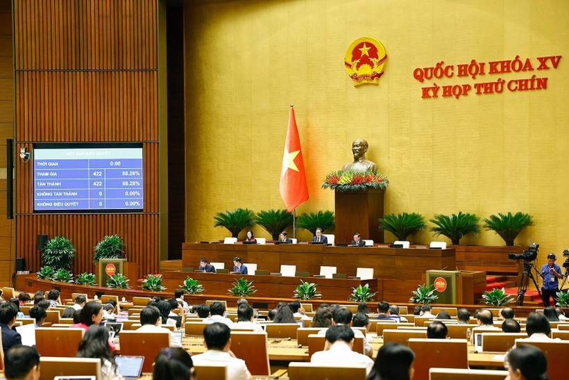 L’Assemblée nationale approuve la création du Conseil électoral national. Photo: VNA