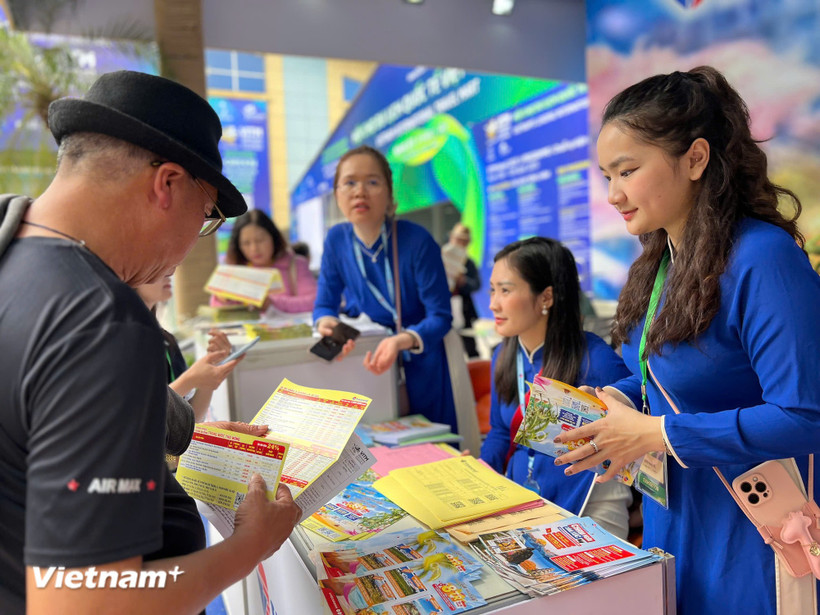 Stand de Vietravel au VITM Hanoi 2025. Photo: VNA