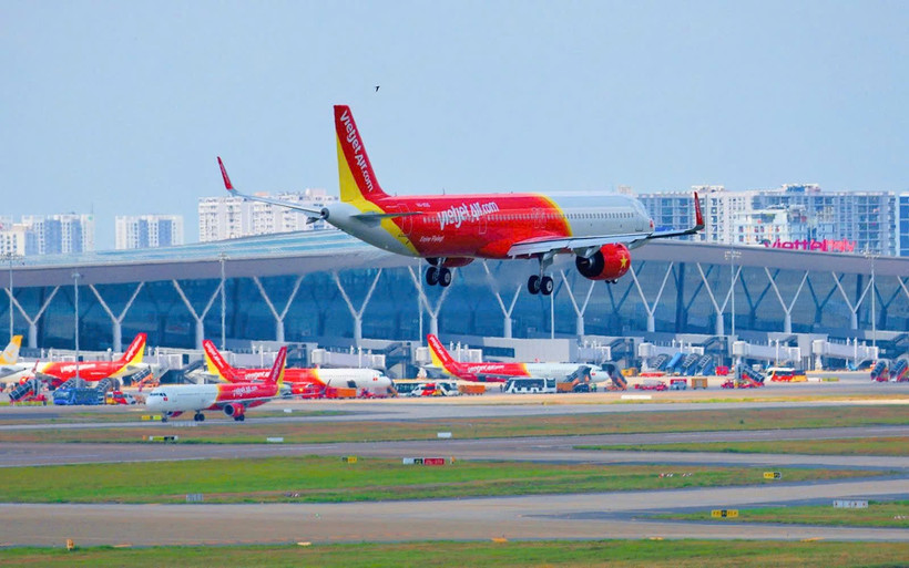 La compagnie aérienne Vietjet annonce une hausse de 24 % de son bénéfice consolidé au premier trimestre 2025. Photo: VNA