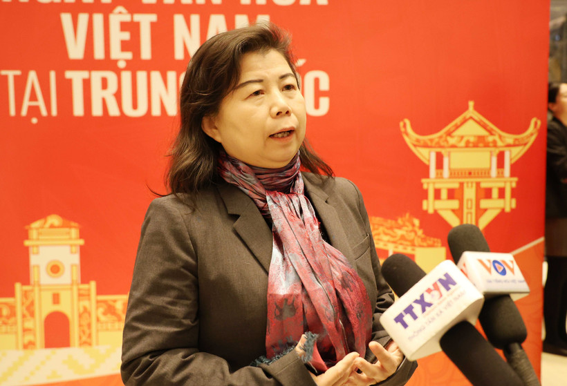 Liu Ying, chercheuse à l’Institut d’études financières Chongyang de l’Université Renmin de Chine. Photo: VNA