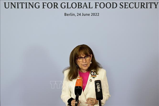 La secrétaire générale de la Conférence des Nations Unies sur le commerce et le développement (CNUCED) Rebeca Grynspan. Photo: AFP/VNA