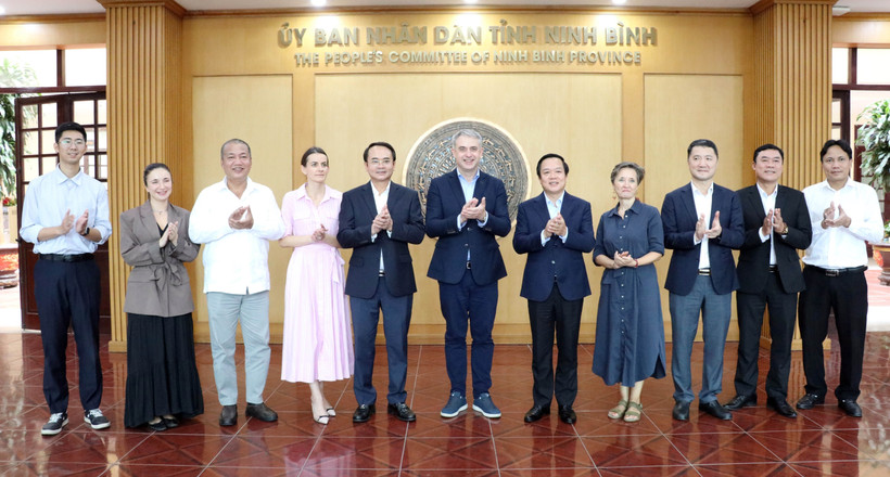 La délégation polonaise en visite de travail à Ninh Binh. Photo: VNA