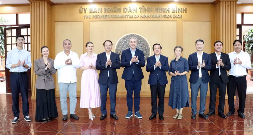 La délégation polonaise en visite de travail à Ninh Binh. Photo: VNA
