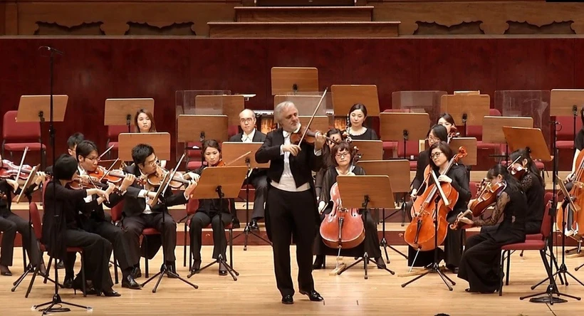 L'Orchestre philharmonique de Vienne. Photo: VNA