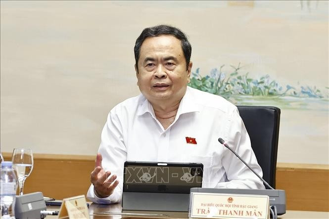 Le président de l’Assemblée nationale, Tran Thanh Man. Photo: VNA