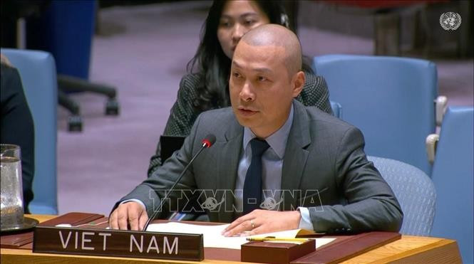 Le ministre-conseiller Nguyen Hoang Nguyen, chef adjoint de la Mission permanente du Vietnam auprès des Nations Unies. Photo: VNA