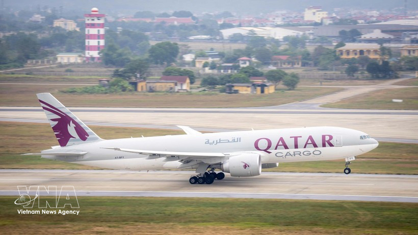 Qatar Airways a annulé, les 12 et 13 mars, 13 vols en raison du conflit en cours au Moyen-Orient. Photo: VNA