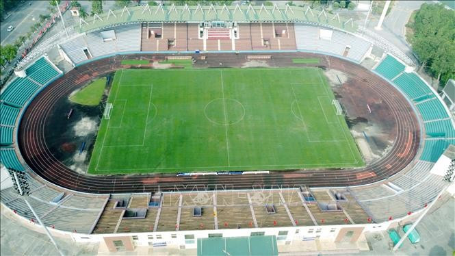 Le stade Viêt Tri, dans la province septentrionale de Phu Tho. Photo: VNA