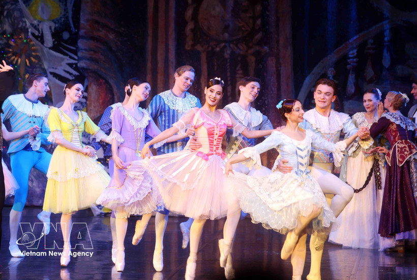 Des artistes du Russian State Ballet. Photo: VNA