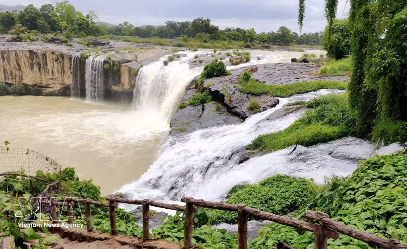 La cascade Dray Sap située dans le géoparc mondial UNESCO de Dak Nong. Photo: VNA