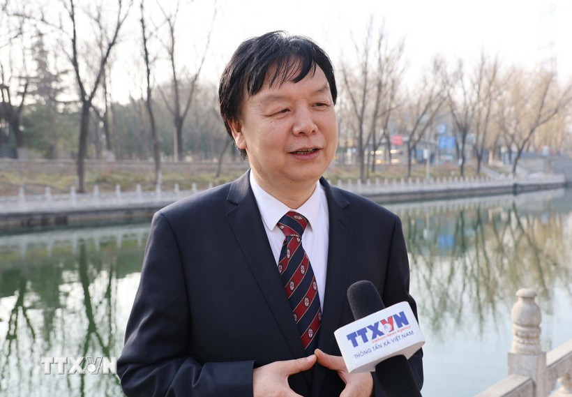 Le professeur Mi Liang, directeur du Centre d’études sur l’Asie du Sud-Est à l’Université des études étrangères de Chine. Photo: VNA